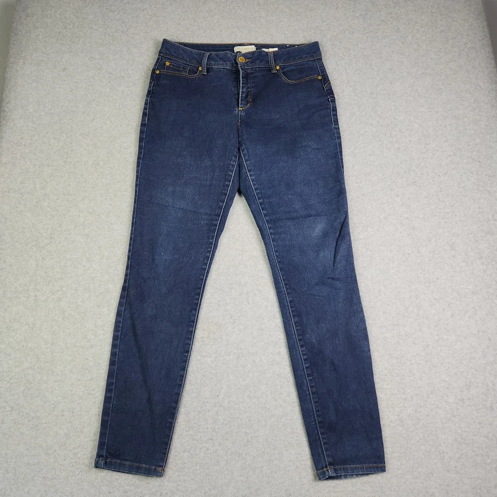 Nicki Minaj Jeans Womens 9/10 Blue Denim Dark‎ Wash Mid-Rise Streetwear Skinny